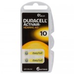 Duracell ActivAir elementai klausos aparatams PR70 10, 6 vnt.