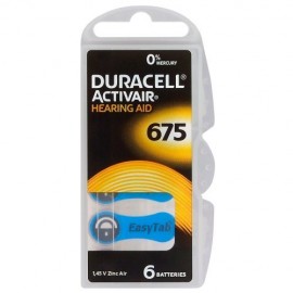 Duracell ActivAir elementai klausos aparatams PR44 675, 6 vnt.