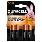 Duracell PLUS Power Boost LR6 AA elementai MN1500, 4 vnt. Duracell PLUS Power Boost LR6 AA elementai MN1500, 4 vnt.