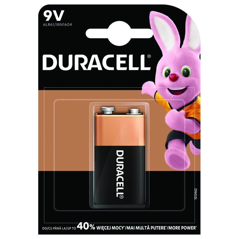 Duracell Duralock 9V baterija, 1 vnt.