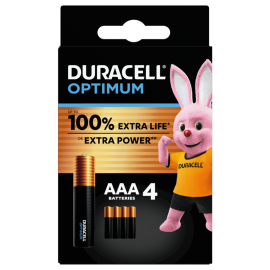 Duracell OPTIMUM LR03 AAA elementai OP2400, 4 vnt.