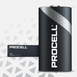 Duracell Procell CR123 3V 1550mAh elementas, 10 vnt.