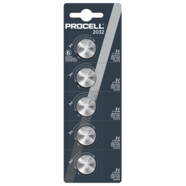 Duracell Procell CR2032 3V 245mAh elementas, 5 vnt.