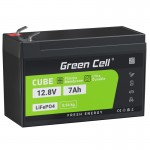 Green Cell 12,8V 7Ah 89,6Wh LiFePO4 akumuliatorius