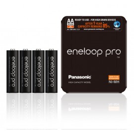 Panasonic Eneloop PRO 2500mAh AA akumuliatorius, 4 vnt.
