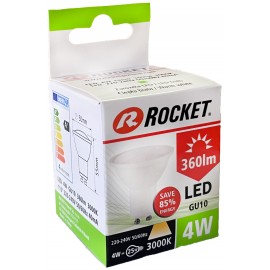 Rocket 4W GU10 360lm 3000K A+ LED lemputė, 1 vnt.