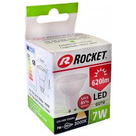 Rocket 7W GU10 620lm 3000K A+ LED lemputė, 1 vnt.