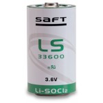 SAFT R20 D LS33600 3,6V 17000mAh elementas