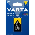 Varta Super Heavy Duty 9V 6F22 baterija, 1 vnt.