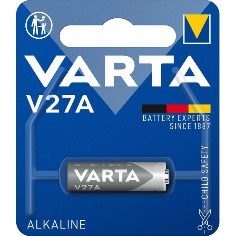 Varta Electronics A27 12V 19mAh baterija 4227, 1 vnt.