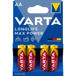 Varta Longlife Max Power AA elementas, 4 vnt.