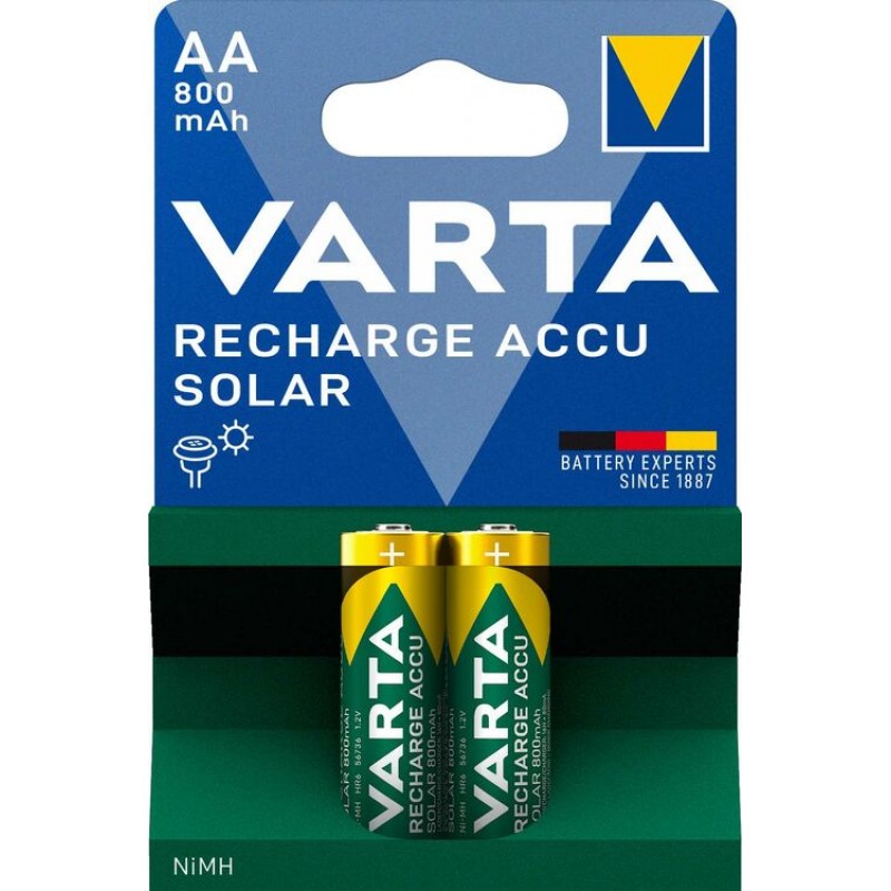 Varta Recharge Accu Solar 800mAh AA akumuliatorius 56736, 2 vnt.