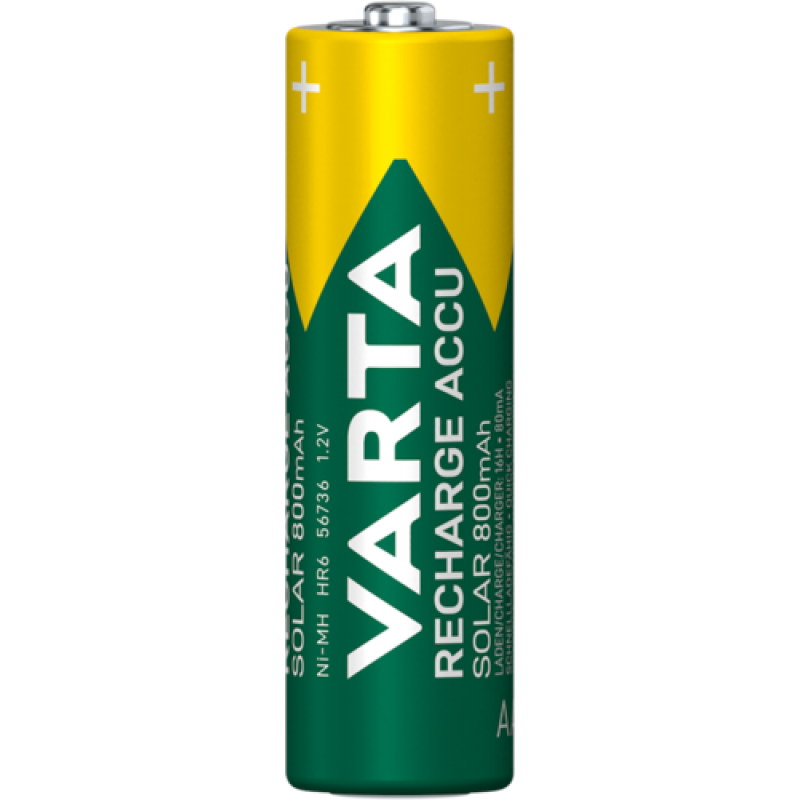 Varta Recharge Accu Solar 800mAh AA akumuliatorius 56736, 2 vnt.