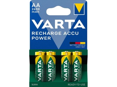 Varta Recharge Accu Power 2600mAh AA akumuliatorius 5716, 4 vnt.