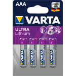 Varta Ultra Lithium AAA elementas, 4 vnt.
