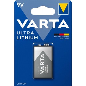 Varta Ultra Lithium 9V baterija, 1 vnt.