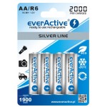 everActive Silver Line Ready to Use 2000mAh AA akumuliatorius, 4 vnt.