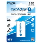 everActive Professional Ready to Use 9V 320mAh akumuliatorius, 1 vnt.