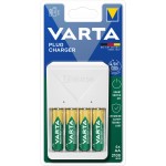 Varta 4 x AA/AAA elementų kroviklis Plug Charger + 4xAA 2100mAh akumuliatoriai 57657101451