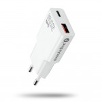 everActive 20W USB-A QC 3.0 ir USB-C PD PPS GaN įkroviklis SC-340Q