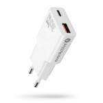 everActive 30W USB-A QC 3.0 ir USB-C PD PPS GaN įkroviklis SC-380Q
