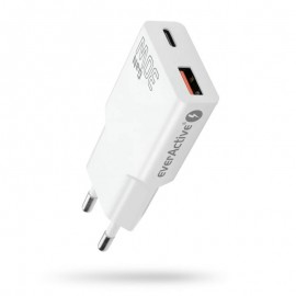 everActive 30W USB-A QC 3.0 ir USB-C PD PPS GaN įkroviklis SC-380Q