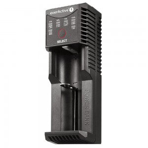 everActive universalus Li-Ion/LiFePO4 ir Ni-MH akumuliatorių kroviklis su Powerbank funkcija UC100C