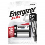 Energizer Lithium 6V 2CR5 1500mAh baterija EL2CR5, 1 vnt.