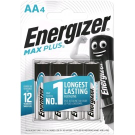 Energizer Max Plus LR6 AA elementai, 4 vnt.