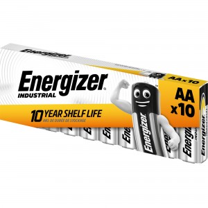 Energizer Industrial AA 1,5V 2800mAh elementas EN91, 10 vnt.
