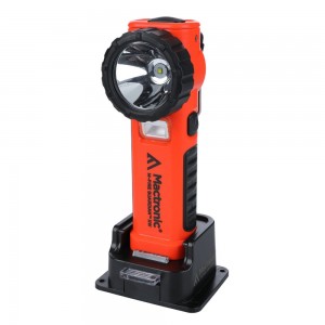 Mactronic 240lm ATEX žibintuvėlis su įkrovimo stotele M-FIRE GUARDIAN XW PHH0235