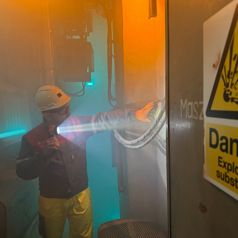 Mactronic 240lm ATEX žibintuvėlis su įkrovimo stotele M-FIRE GUARDIAN XW PHH0235