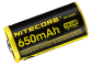 Nitecore micro-USB įkraunamas 3,6V 650mAh 16340 akumuliatorius NL1665R