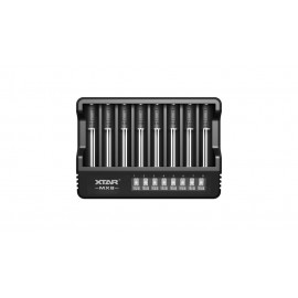 Xtar 8 x Ni-MH ir 1.5/3.6/3.7V Li-ion akumuliatorių kroviklis su LCD ekranu MX8