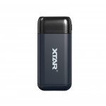 Xtar 2xLi-ion akumuliatorių įkroviklis su QC3.0 ir PD3.0 Powerbank funkcija PB2SL, juodas