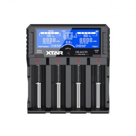 Xtar universalus 4 x Li-ion ir Ni-MH akumuliatorių įkroviklis su LCD ekranu VP4 PLUS DRAGON