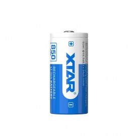 Xtar 850mAh 3,6V 16340 CR123 akumuliatorius su PCB