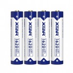 Xtar 1,5V 1000mAh AAA įkraunamas Li-ion elementas, 4 vnt. + dėklas